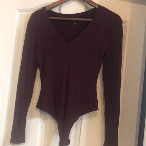 Windsor Tops - Windsor Women’s Long Sleeve Bodysuit Size S